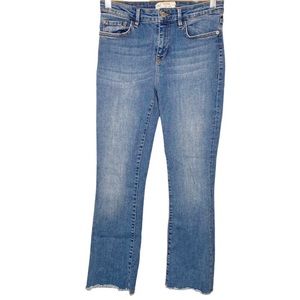 Free People Raw Hem Jeans